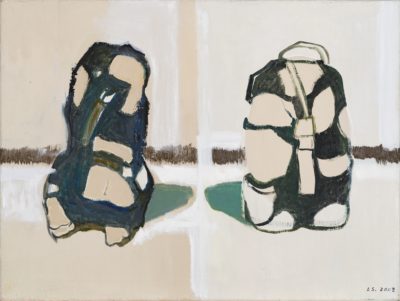 Ludmilla Siim-Kaasinen. Kaks figuuri. 2002. 55 x 73 cm.