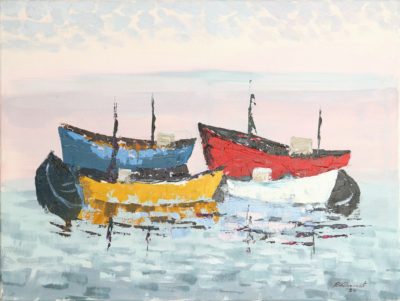 Rein Raamat. Paadid. 2020.a  60 x 79 cm.