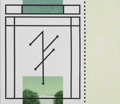 Andres Tolts. Tabel I. 2006. Akrüül, lõuend. 105 x 120 cm. Alghind: 5800 €