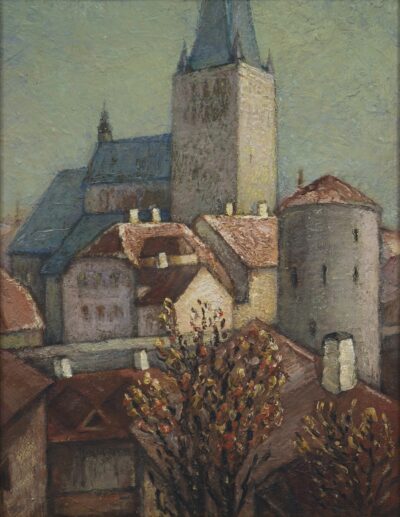 Ants Murakin. Tallinn. 1930. aastate algus. Õli, papp. 46,5 x 36 cm. Alghind: 3000 € Haamrihind: 5000 €