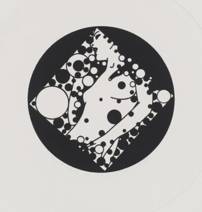 Leonhard Lapin. Ring X. 1978. Kõrgtrükk, paber. Vm 57 x 56 cm. Km diam. 14,8 cm. Alghind: 1500 € Haamrihind: 3000 €