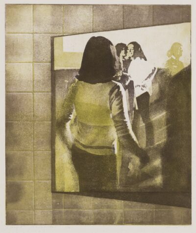 Allex Kütt. Peegel. 1981. Akvatinta, paber. Plm 45 x 38 cm. Alghind: 1100 € Haamrihind: 1100 €