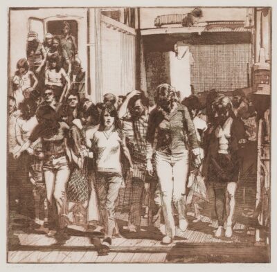 Allex Kütt. Suvi. 1982. Ofort, paber. Plm 39 x 40,5 cm. Alghind: 1100 € Haamrihind: 1100 €