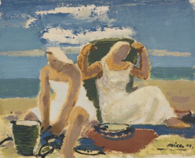 Lepo Mikko. Rannal. 1943. Õli, masoniit. 38,5 x 47,5 cm. Alghind: 12000 € Haamrihind: 27000 €