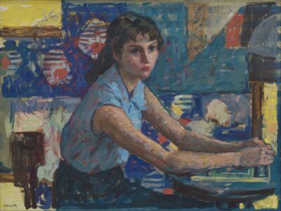 Ilmar Malin. Truuta. 1960. Õli, lõuend. 60 x 80 cm. Alghind: 1500 € Haamrihind: 5600 €