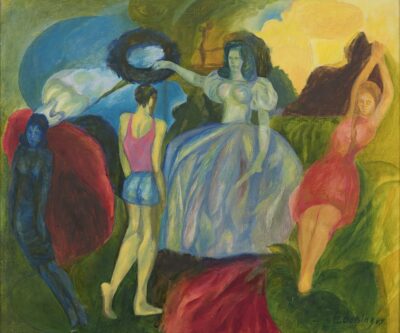 Enno Ootsing. Pärgamine. 1969. Õli, lõuend. 50,7 x 59,8 cm.