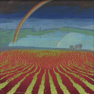 Kaljo Põllu. Ilmelav. 2006. Õli, papp. 70 x 69,6 cm. Alghind: 2000 € Haamrihind: 6200 €