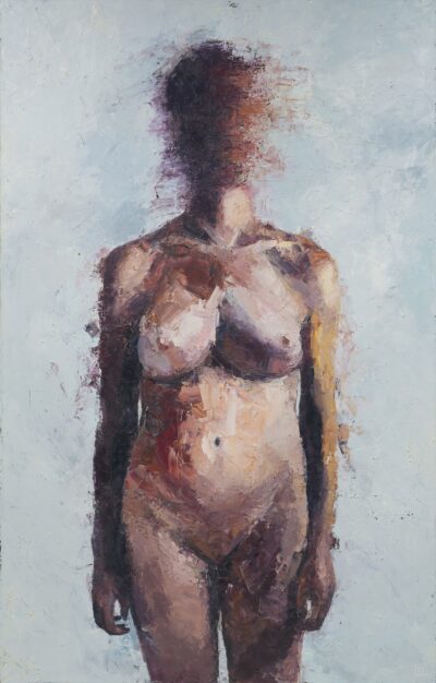 Liisi Örd. Vaatlus. 2018. Õli, lõuend. 220 x 140 cm. Alghind: 12000 € Haamrihind: 18500 €