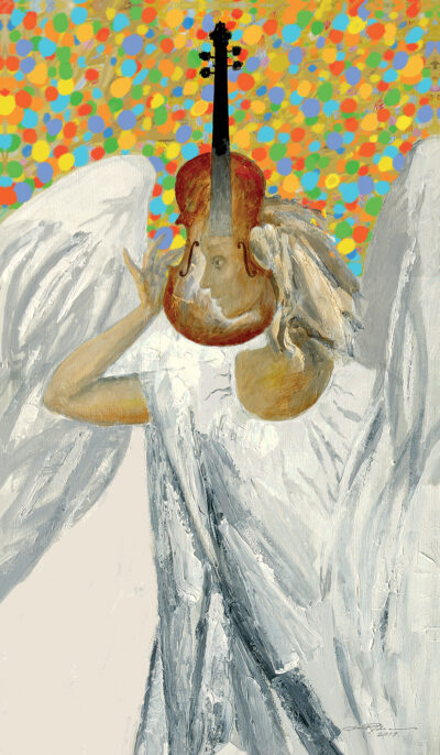 Enn Põldroos. ADAGIO . 2019. Digimaal, lõuend 49 x 85 cm