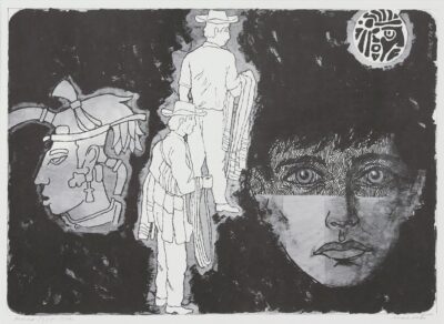 Endel Kõks. Mexico. Graafika. 1972.a.