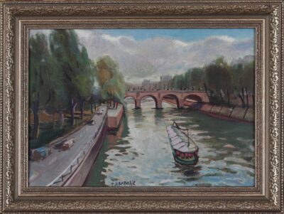 Rein Tammik. Paris. Õli. Lõuend. 33 x 46 cm.