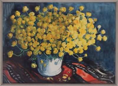 Karl Burman jnr. „Kullerkupud“. 1966. Akvarell. Paber. Lm 63,5 x 87,5 cm.