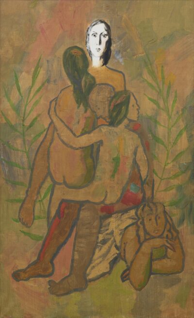 Enn Põldroos. Mälu I. 2013. Akrüül, õli, lõuend. 145 x 89,3 cm. Alghind: 8000 €