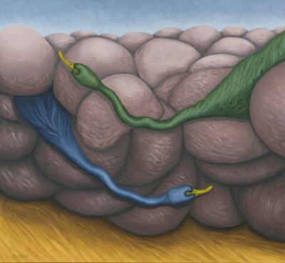 Anu Muiste. Meelekindlus. 2022. Õli lõuendil. 120 x 130 cm. Alghind: 2300 €