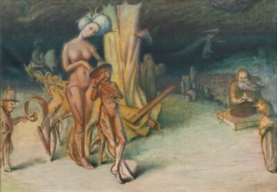 Einar Vene. Ram-Tamm. 1975/1983. Õli, lõuend. 80×115 cm. Alghind: 3400 €