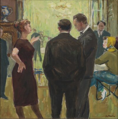 Ilmar Malin. Puhkekodus. 1959. Õli, lõuend. 65 x 65 cm. Alghind: 8000 €