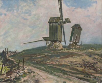 Lepo Mikko. Saaremaa maastik. 1957. Õli, lõuend. 60 ×73 cm. Alghind: 14000 €