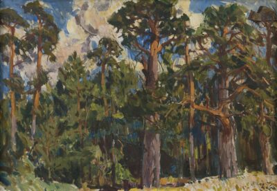 Richard Sagrits. Männid 2. Karepa.1963. Õli, papp. 35 x 50 cm. Alghind: 2800 €