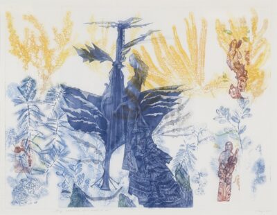 Concordia Klar. Mäng. 1987/2000. Graafika. Pehmelakk, ofort, akvatinta, värviline, paber. Plm 49,3 x 64,5 cm.  Alghind: 1900 €