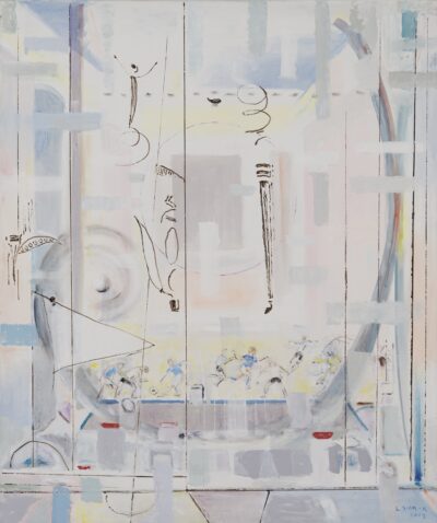 Ludmilla Siim. Võistlus. 2014. Õli, valge lõuend. 120 x 100 cm. Alghind: 5000 €