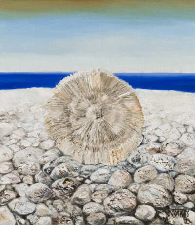 Valdur Ohakas. Mere ääres. 1992. Õli, lõuend. 80 x 70 cm. Alghind: 7750 €