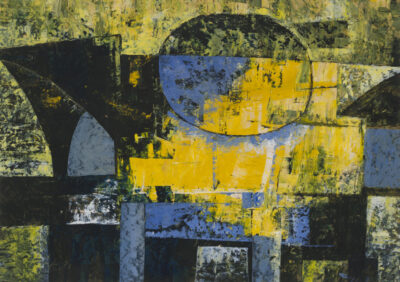 Edgar Valter. Abstraktsioon. 1966. Õli, paber. Vm 59 x 83.7 cm. Alghind: 6000 €
