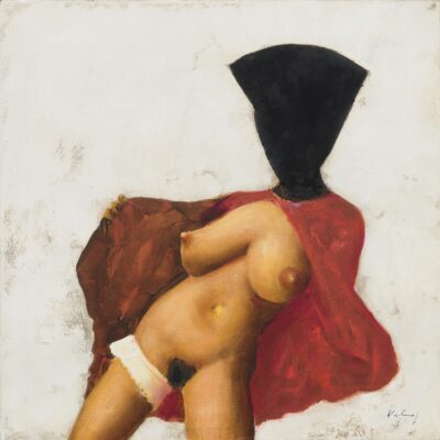 Valeri Vinogradov. Black Woman. 2025. Õli, lõuend. 50 x 50 cm. Alghind: 2800 €