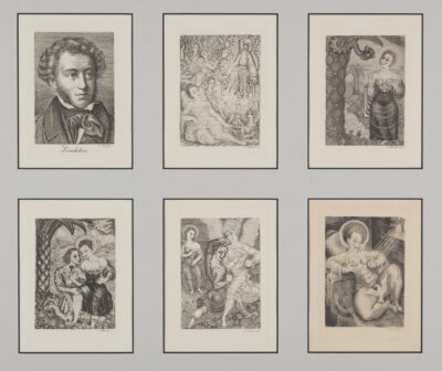 Eduard Wiiralt. Illustratsioonid A. Puskini poemile „La Gabrielide“ 1928. Ofort, paber. Alghind: 3500 €