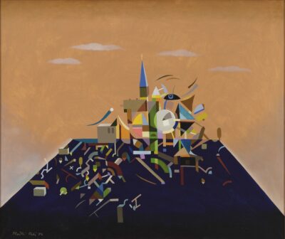 Heitti Polli. Linn. 1994. Õli, lõuend. 105 x 125 cm. Alghind: 9000 €