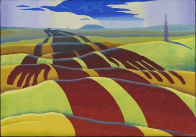 Kaljo Põllu. Kõikehõlmav Jumala keha. 2002. Õli, lõuend. 99 x 142 cm. Alghind: 3500 €