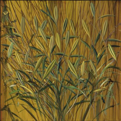 Mauri Gross. Vaikne kasvamine. 2023. Õli, puidul.  82 x 82 cm. Alghind: 4000 €