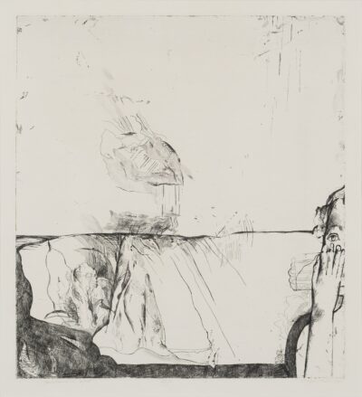 Marju Mutsu. Varahommik. 1970. Ofort, paber. Lm 41.6 x 41 cm. ; Plm 35,7 x 32,3 cm. Alghind: 1300 €