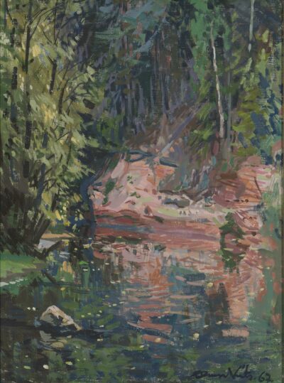 Elmar Kits. Taevaskoda. 1967. Õli. Lõuend. 65 x 49 cm. Alghind: 9750 €