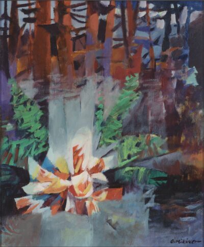 Olev Mikiver. Jaaniõis (Midsommarnattens blomma). 1979. Õli, lõuend. 46 x 38,5 cm. Alghind: 1800 €