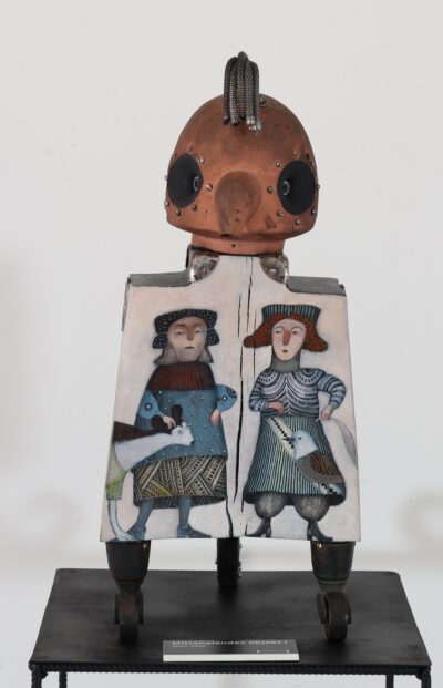Jüri Mildeberg. Mittehelendav objekt I. 2020-2025. Autoritehnika. 50 x 22 x 26 cm.