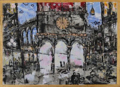 Igor Ziko."Fake Time" 2025 60 x 80 cm.