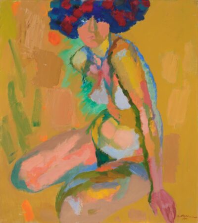 Enn Põldroos. Nelly. 1991. Õli, lõuend. 90 x 80 cm. Alghind: 20000 €