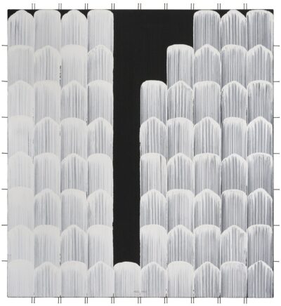Raul Meel. Võlu ja vaim. 1992. Akrüül, lõuend. 108 x 100 (114 x 106, koos naeltega). Alghind: 5400 €