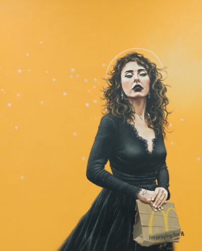 Henrik Hürden. Keskpäevane tähistaevas. 2026. Akrüül linasel lõuendil. 160 x 130 cm. Alghind: 3000 €