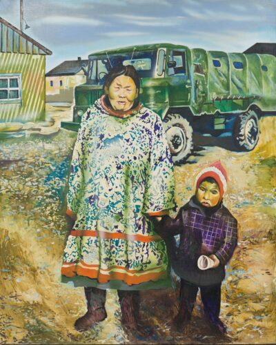 Heitti Polli. Tšuktšid Uelhenis. 1981. Õli, lõuend. 163,5 x 130,5 cm. Alghind: 45000 €