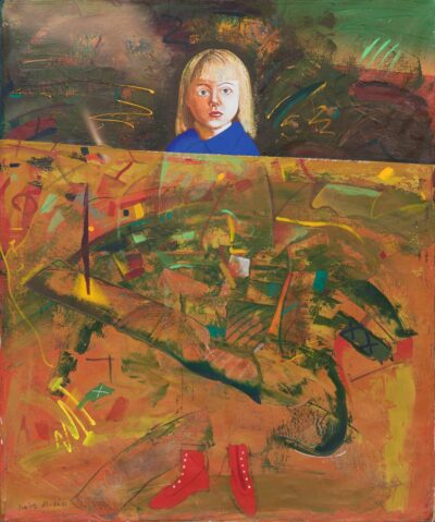 Heitti Polli. Tütarlapse portree. 1985. Õli, lõuend. 140 x 117 cm. Alghind: 26000 €