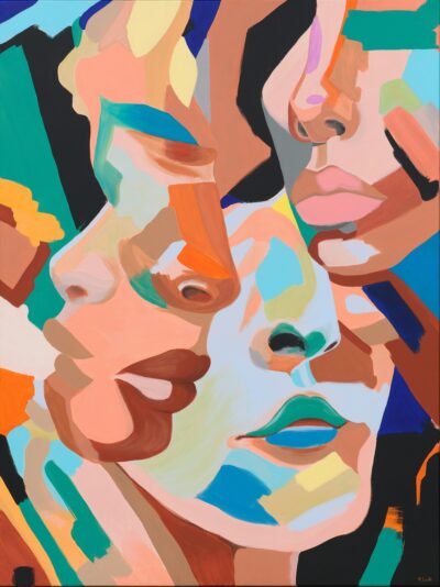 Keili Luik. Saladused. 2026. Akrüül linasel lõuendil. 120 x 90 cm. Alghind: 1000 €