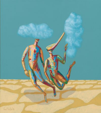 Anu Muiste. Unistajad II. 2026. Õli, lõuend. 100 x 90 cm. Alghind: 2800 €