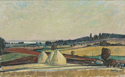 Lepo Miko. Rannu maastik. 1961. Õli, lõuend. 73 x 116 cm. Alghind: 9000 €