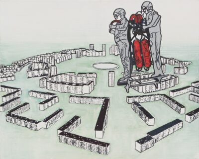 Kiwa. Ringlinn sarjast „Avant-pop“. 2009. Tint lõuendil. 64,7 x 80,5 cm. Alghind: 1600 €