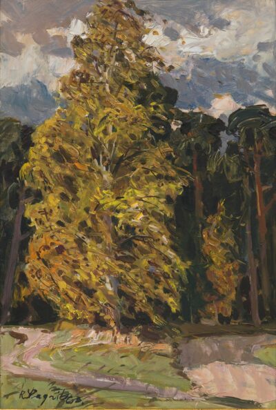 Richard Sagrits. Tuulte kask. 1963. Õli, papp. 47,5 x 36 cm. Alghind: 3200 €
