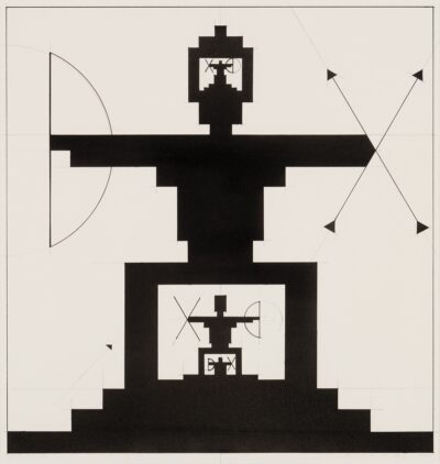 Leonhard Lapin. Video võim. 1985. Lito, paber. Lm 62 x 60 cm. ; Plm 42 x 40 cm. Alghind: 1900 €