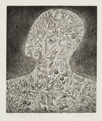 Jüri Arrak. Mees. 1969. Sügavtrükk, paber. Lm 43,5 x 36,8 cm. ; Plm 30,2 x 25,4 cm. Alghind: 1500 €