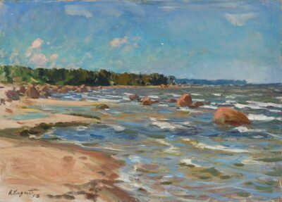 Richard Sagrits. Suvine tuul. 1958. Õli, lõuend. 50 x 70 cm. Alghind: 4800 €
