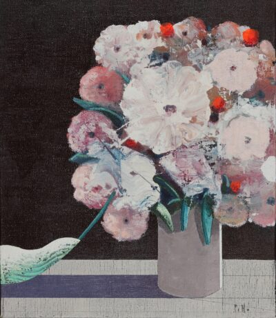 Juss Piho. Oktoober. Õli, lõuend. 2025.a. 70 x 60 cm.